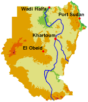 Map of Sudan